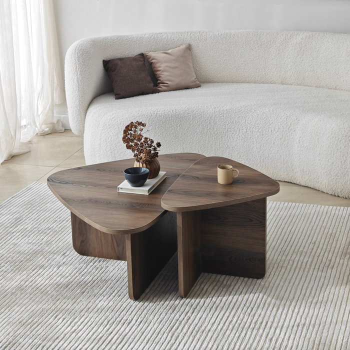 Hanah Home Ballare Set - Nogal